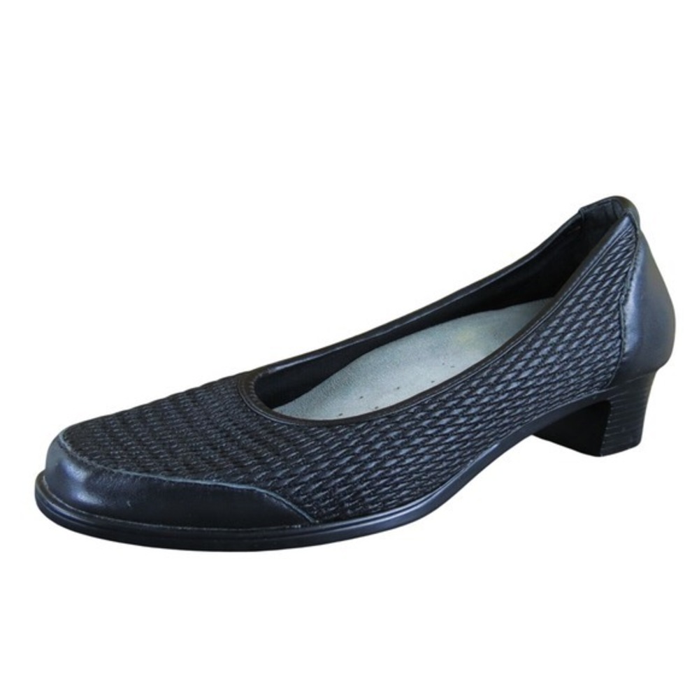 FootSmart Women's  Pump Black Leather‎ Pump 10 Medium Gently Used 2025